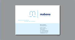 Desktop Screenshot of mabona.com