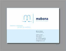 Tablet Screenshot of mabona.com